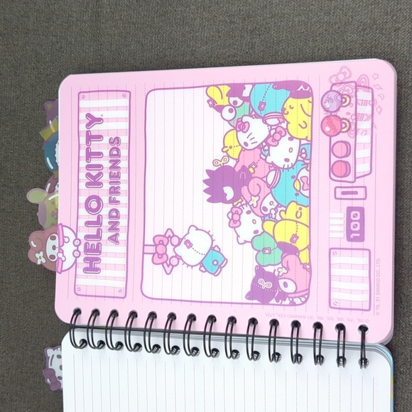 Inkology Office Kawaii Tokyo Hello Kitty Friends Tabbed Spiral